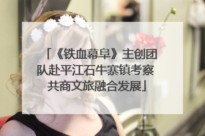 《铁血幕阜》主创团队赴平江石牛寨镇考察 共商文旅融合发展