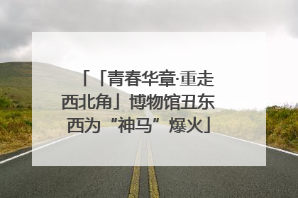 「青春华章·重走西北角」博物馆丑东西为“神马”爆火