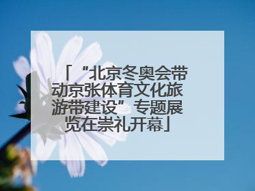 “北京冬奥会带动京张体育文化旅游带建设”专题展览在崇礼开幕