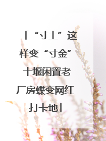 “寸土”这样变“寸金” 十堰闲置老厂房蝶变网红打卡地