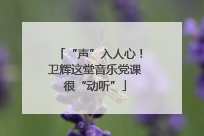 “声”入人心！卫辉这堂音乐党课很“动听”