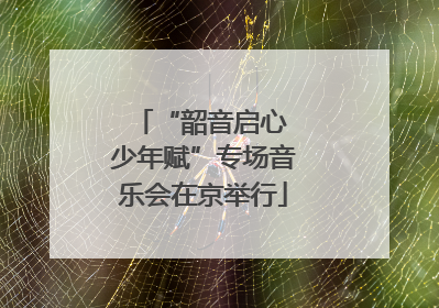 “韶音启心 少年赋”专场音乐会在京举行