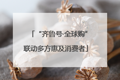 “齐鲁号·全球购”联动多方惠及消费者