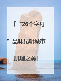 “26个字母”品味昆明城市肌理之美