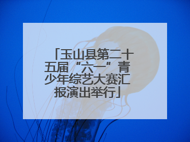 玉山县第二十五届“六一”青少年综艺大赛汇报演出举行