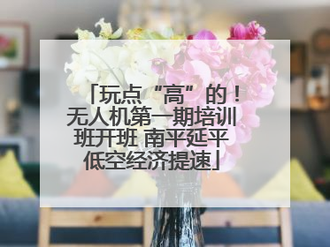 玩点“高”的！无人机第一期培训班开班 南平延平低空经济提速