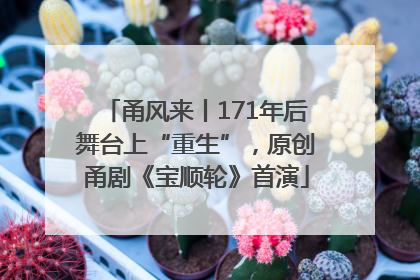 甬风来丨171年后舞台上“重生”，原创甬剧《宝顺轮》首演