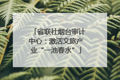 省联社烟台审计中心：激活文旅产业“一池春水”