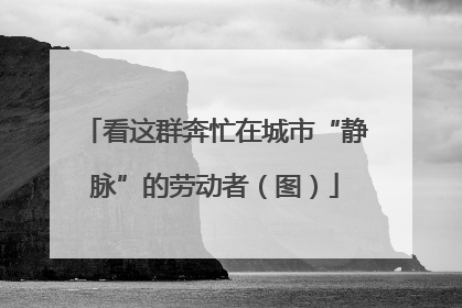 看这群奔忙在城市“静脉”的劳动者（图）