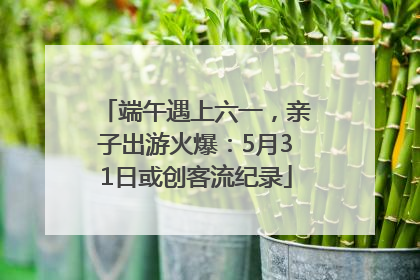 端午遇上六一，亲子出游火爆：5月31日或创客流纪录