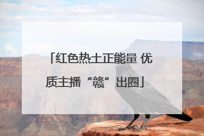 红色热土正能量 优质主播“赣”出圈