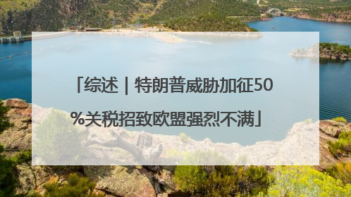 综述｜特朗普威胁加征50%关税招致欧盟强烈不满
