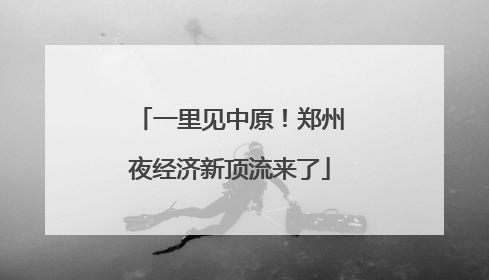 一里见中原！郑州夜经济新顶流来了