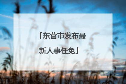 东营市发布最新人事任免