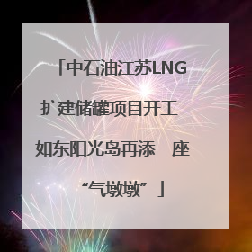 中石油江苏LNG扩建储罐项目开工 如东阳光岛再添一座“气墩墩”
