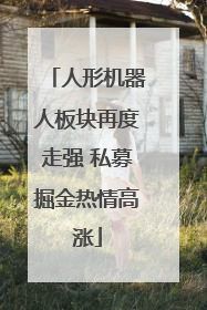 人形机器人板块再度走强 私募掘金热情高涨