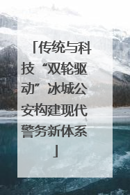 传统与科技“双轮驱动”冰城公安构建现代警务新体系