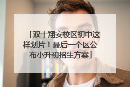 双十翔安校区初中这样划片！最后一个区公布小升初招生方案