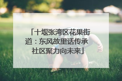 十堰张湾区花果街道：东风故里话传承 社区聚力向未来