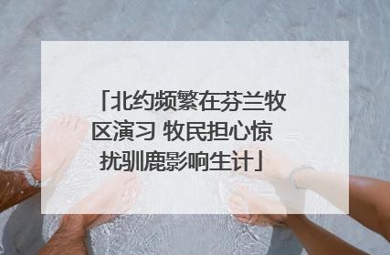 北约频繁在芬兰牧区演习 牧民担心惊扰驯鹿影响生计