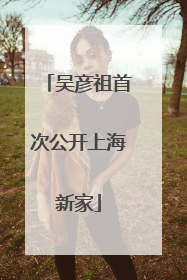 吴彦祖首次公开上海新家