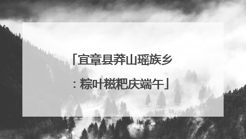 宜章县莽山瑶族乡：粽叶糍粑庆端午