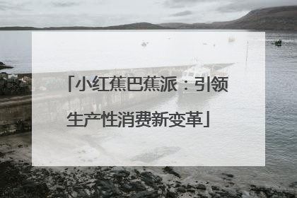 小红蕉巴蕉派：引领生产性消费新变革