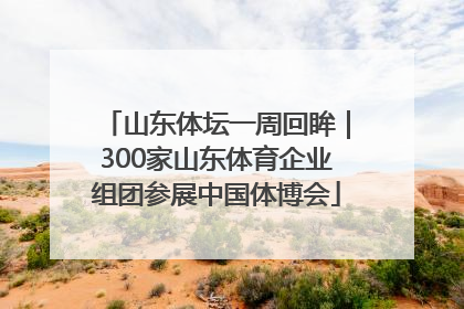 山东体坛一周回眸｜300家山东体育企业组团参展中国体博会