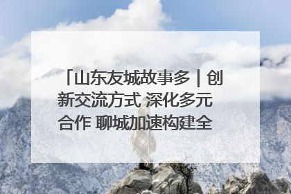 山东友城故事多｜创新交流方式 深化多元合作 聊城加速构建全球友城新格局
