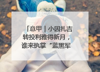 意甲｜小因扎吉转投利雅得新月，谁来执掌“蓝黑军团”帅印？