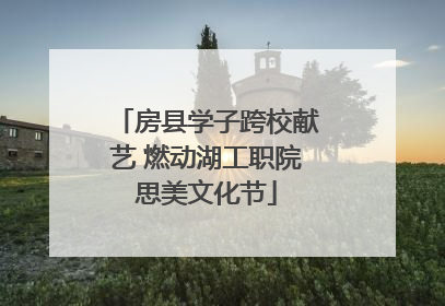 房县学子跨校献艺 燃动湖工职院思美文化节