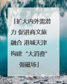 扩大内外需潜力 促进商文旅融合 港城天津构建“大消费”强磁场