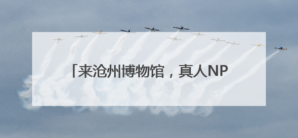 来沧州博物馆，真人NPC带你“穿越”到千年前