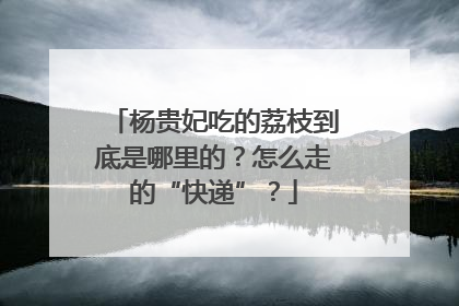 杨贵妃吃的荔枝到底是哪里的？怎么走的“快递”？