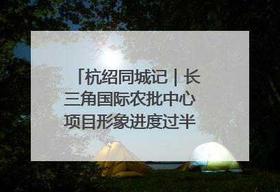 杭绍同城记｜长三角国际农批中心项目形象进度过半，华东“菜篮子”建设加码提速！