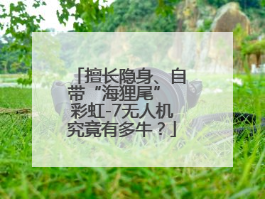 擅长隐身、自带“海狸尾” 彩虹-7无人机究竟有多牛？