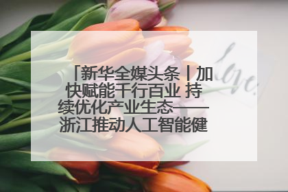 新华全媒头条丨加快赋能千行百业 持续优化产业生态——浙江推动人工智能健康有序发展观察