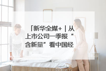 新华全媒+｜从上市公司一季报“含新量”看中国经济发展向“新”