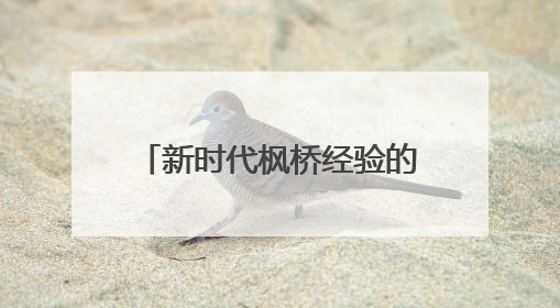 新时代枫桥经验的文化密码：专家学者共话传统治理智慧