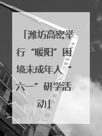 潍坊高密举行“暖阳”困境未成年人“六一”研学活动