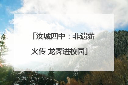 汝城四中：非遗薪火传 龙舞进校园