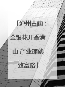 泸州古蔺：金银花开香满山 产业铺就致富路