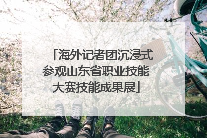 海外记者团沉浸式参观山东省职业技能大赛技能成果展
