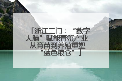 浙江三门：“数字大脑”赋能青蟹产业 从育苗到养殖重塑“蓝色粮仓”