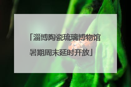 淄博陶瓷琉璃博物馆暑期周末延时开放