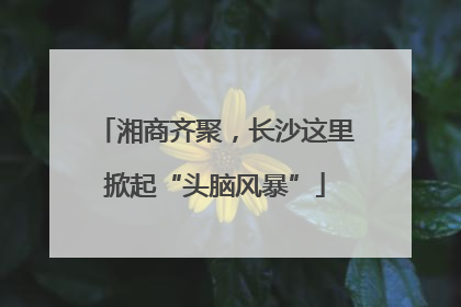 湘商齐聚，长沙这里掀起“头脑风暴”