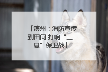 滨州：消防宣传到田间 打响“三夏”保卫战