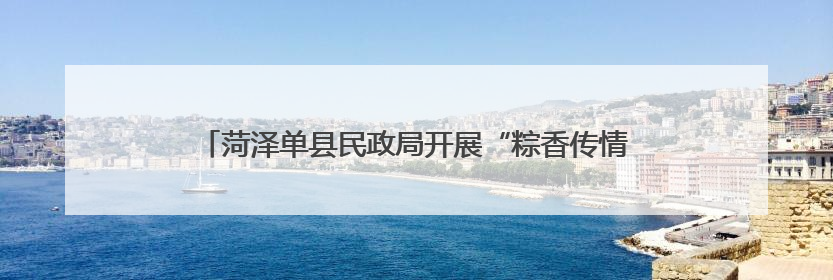 菏泽单县民政局开展“粽香传情 扇绘安康”端午敬老公益活动