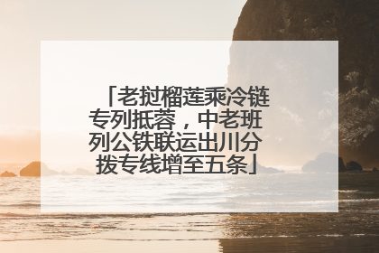 老挝榴莲乘冷链专列抵蓉，中老班列公铁联运出川分拨专线增至五条