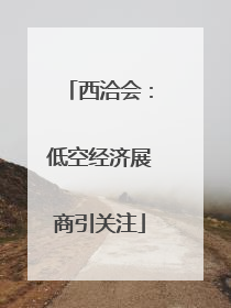 西洽会：低空经济展商引关注
